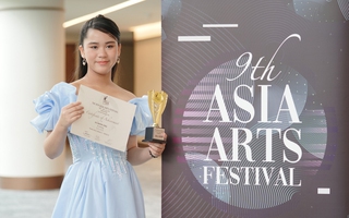 Bella Vũ giành giải Vàng Liên hoan Nghệ thuật châu Á tại Singapore