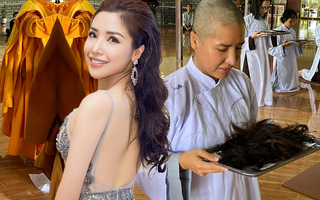 Á hậu Khánh Phương: Dành phần lớn thời gian làm thiện nguyện, cạo đầu đi tu ở tuổi 27