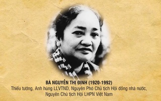 Kỷ niệm 30 năm ngày mất của Nữ tướng Nguyễn Thị Định: Nữ tướng quân thời bình