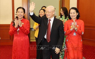 Tổng Bí thư gặp mặt đại biểu dự Đại hội Hội Chữ thập đỏ Việt Nam lần thứ XI