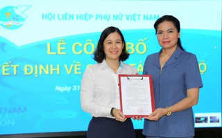 TƯ Hội LHPN Việt Nam trao quyết định bổ nhiệm Phó trưởng Ban Gia đình - Xã hội