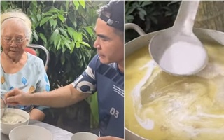 Diễn viên Trung Dũng chia sẻ cách nấu món bánh canh vịt nước cốt dừa