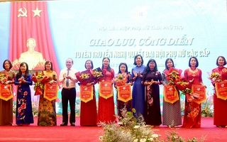 Phú Thọ: Giao lưu, công diễn tuyên truyền Nghị quyết Đại hội phụ nữ các cấp