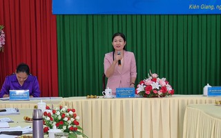Đoàn công tác TƯ Hội LHPNVN kiểm tra giám sát hoạt động Hội tại Kiên Giang