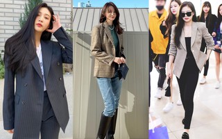 Tham khảo 10 cách diện blazer đơn giản mà sang trọng của sao Hàn