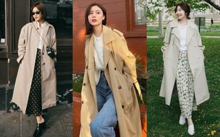 10 cách phối đồ với áo trench coat giúp bạn mặc đẹp hơn
