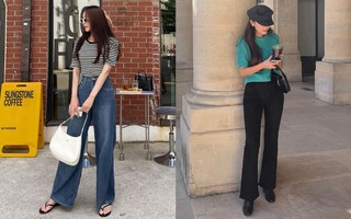 4 kiểu quần jeans tạo cảm giác chân thon gọn hơn