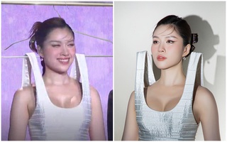 Thanh Thanh Huyền nói gì khi dân mạng photoshop thêm móc áo vào chiếc váy bay ở The New Mentor?