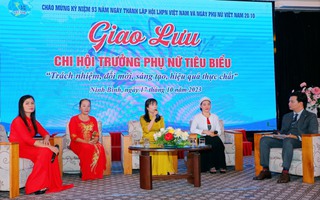 Ninh Bình: Giao lưu “Chi hội trưởng phụ nữ tiêu biểu” năm 2023