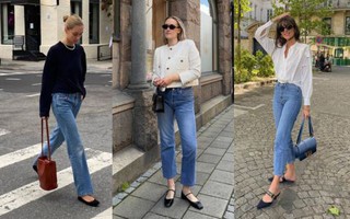 5 kiểu giày được phụ nữ Pháp khuyên phối với quần jeans 