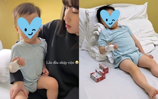 Mie Nguyễn lo lắng khi con trai sốt cao liên tục, nhập viện vì mắc cúm A