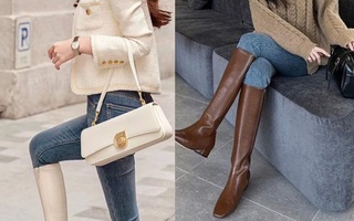 Boots cao và quần jeans: Cặp đôi "kéo chân" vi diệu, cứ diện lên là chảnh miễn bàn