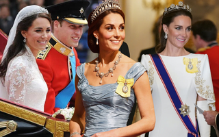 Hơn 1 thập kỷ làm dâu hoàng gia, Công nương Kate chỉ đội 4 chiếc vương miện