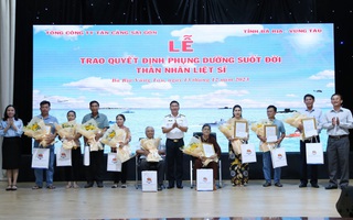 Tổng công ty Tân Cảng Sài Gòn nhận phụng dưỡng 9 mẹ liệt sĩ 