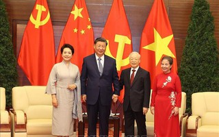 Tổng Bí thư Nguyễn Phú Trọng chia tay Tổng Bí thư, Chủ tịch nước Trung Quốc Tập Cận Bình