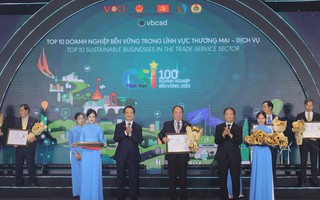 AEON Việt Nam vào top 3 doanh nghiệp phát triển bền vững ngành Thương mại - Dịch vụ 