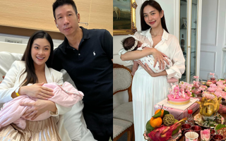 Thùy Tiên và dàn mỹ nhân dự tiệc đầy tháng con gái của Á hậu Diễm Trang 