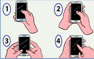 Cách cầm điện thoại nói lên tính cách khác biệt gì ở bạn?