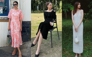 10 cách diện váy dài xinh tươi của mỹ nhân Việt