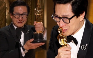 Diễn viên gốc Á Quan Kế Huy đoạt giải Oscar, lập hàng loạt kỷ lục của điện ảnh thế giới