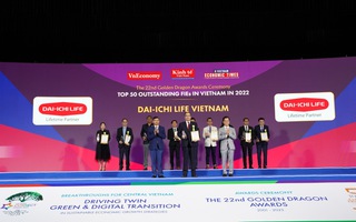 Dai-ichi Life Việt Nam được vinh danh “Doanh nghiệp dẫn đầu về Sản phẩm Chăm sóc Sức khỏe” 