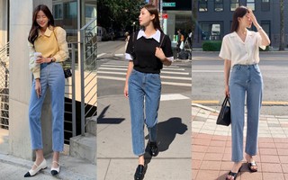 Ghim 10 cách diện quần jeans ống đứng đẹp và tôn dáng