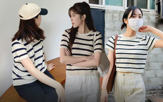 1 mẫu áo len khiến hội mặc đẹp xứ Hàn say mê