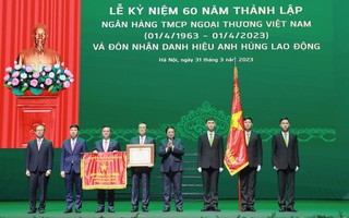 Vietcombank tổ chức kỷ niệm 60 năm ngày thành lập và đón nhận danh hiệu Anh hùng Lao động