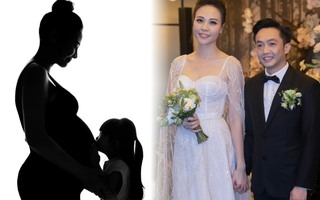 Đàm Thu Trang tuyên bố mang thai nhóc tì thứ 2 với ông xã Cường Đô La