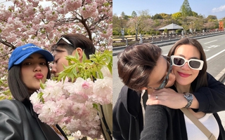 Mark Prin - Kimmy Kimberley trao nhau nụ hôn ngọt ngào giữa đường phố Nhật Bản