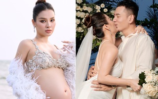 Phương Trinh Jolie và Lý Bình "khóa môi" ngọt ngào trong tiệc kỷ niệm 1 năm ngày cưới 