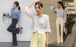 Mix áo blouse với 4 kiểu quần này để sành điệu miễn bàn