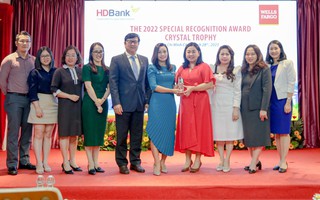 HDBank tiếp tục nhận giải thưởng chất lượng thanh toán quốc tế xuất sắc