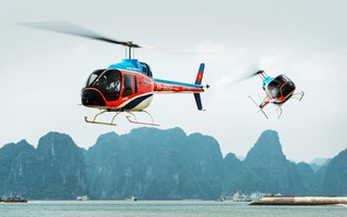Máy bay trực thăng Bell 505 dùng cho dịch vụ chở khách ngắm Vịnh Hạ Long hoạt động ra sao?