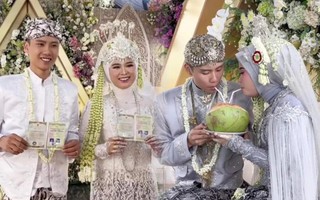 Hôn lễ theo phong cách truyền thống Indonesia của Đạt Villa 