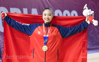 SEA Games 32: Các nữ vận động viên Aerobic, Xe đạp, Đua thuyền đoạt huy chương Vàng cho đoàn Việt Nam