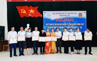 Quảng Trị: Hội LHPN huyện Hải Lăng tiên phong trong cuộc đua về đích xây dựng Huyện Nông thôn mới