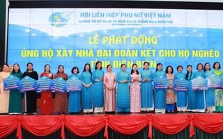 Hội LHPN Việt Nam vận động ủng hộ 86 căn nhà đại đoàn kết 
