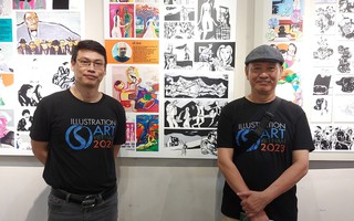 2 họa sĩ của Báo PNVN tham gia triển lãm “Nghệ thuật minh họa báo chí xuất bản Việt Nam 2023”