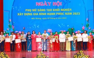Bắc Giang: Ngày hội phụ nữ sáng tạo khởi nghiệp, xây dựng gia đình hạnh phúc năm 2023