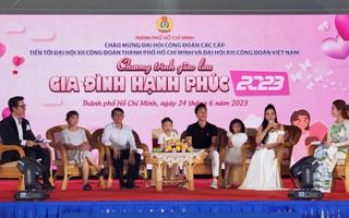 Công đoàn TPHCM tuyên dương 100 gia đình công nhân, người lao động 