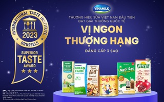 Lần đầu tiên tại Việt Nam có sản phẩm sữa đạt giải cao nhất về vị ngon