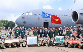 Chủ tịch nước dự lễ xuất quân của các chiến sĩ "mũ nồi xanh" gìn giữ hòa bình Liên hợp quốc