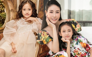 Con gái 8 tuổi của Hà Kiều Anh được ví như "tiểu mỹ nhân"