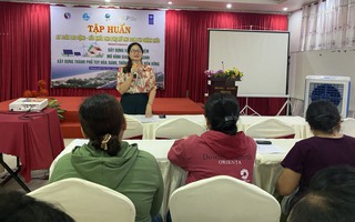 Phú Yên: Tập huấn về giao thông xanh, an toàn lao động, sức khỏe cho phụ nữ làm nghề "thu gom phi chính thức"