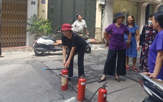 Cán bộ, hội viên phụ nữ phố cổ thành tuyên truyền viên nòng cốt phòng cháy chữa cháy 