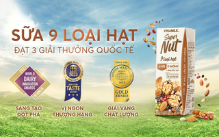 Sữa hạt Vinamilk Supernut dành cú ''Hat-trick'' giải thưởng quốc tế về sáng tạo, vị ngon và chất lượng