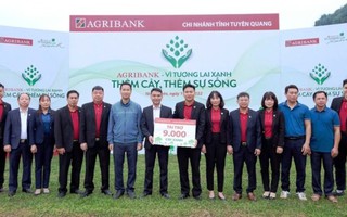 Agribank Chi nhánh tỉnh Tuyên Quang chung tay “Vì một Việt Nam xanh”