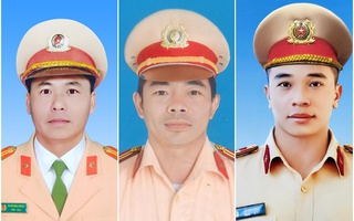 Bộ Công an quyết định Truy thăng quân hàm cho 3 chiến sĩ CSGT trong vụ sạt lở đèo Bảo Lộc