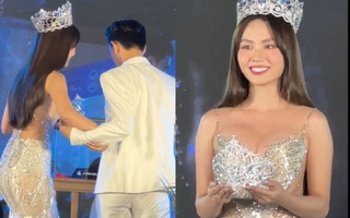 Gặp sự cố suýt té ngã khi lên sân khấu, Hoa hậu Mai Phương xử lý ra sao mà được khen ngợi?